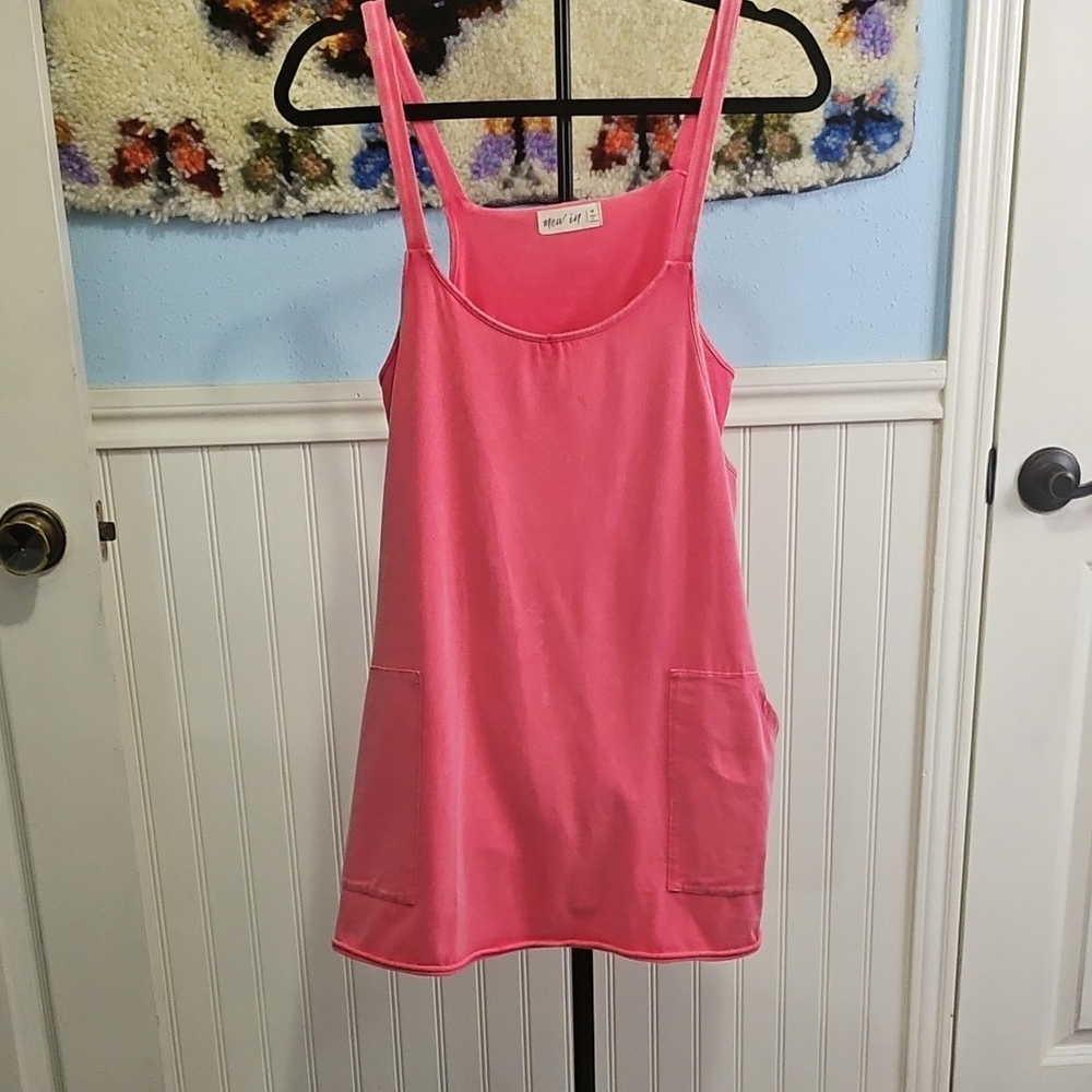 New In Pink Sleeveless Dress
